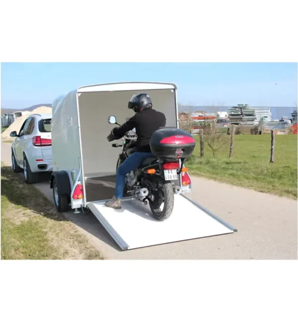 REMOLQUE PARA MOTOCICLETA CERRADO DEBON CARGO 1300 - Imagen 5