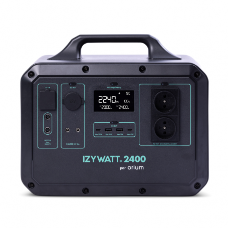 Central eléctrica portátil LFP IZYWATT 2400
